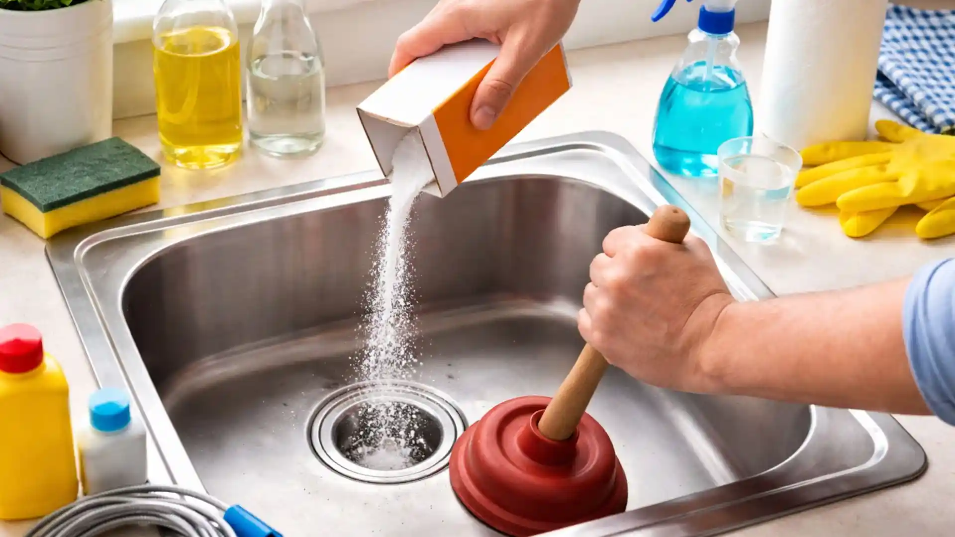 Clogged Sink Drains: Remove Buildup Without Harsh Chemicals
