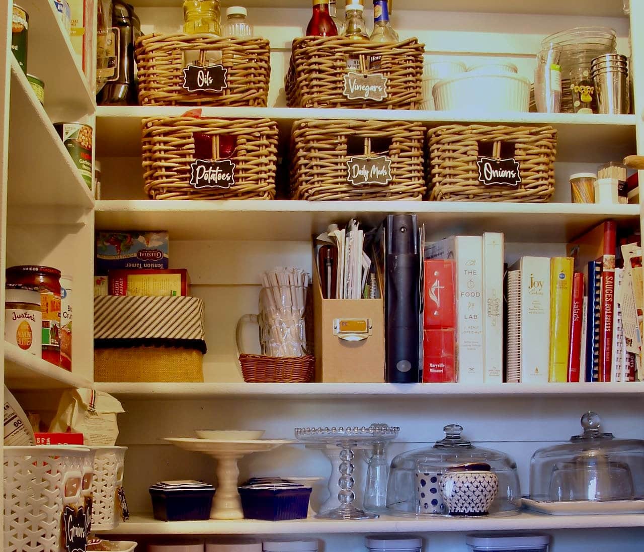 Crowded Pantry Shelves: Organize Food for Easier Access